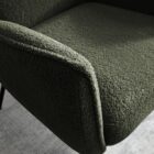 Zane accent chair with free footstool