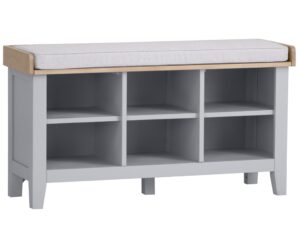 Eastry Oak painted hall bench