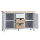 Eastry oak painted large sideboard