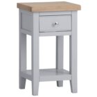 Eastry oak painted lamp table