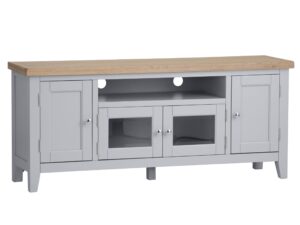 Eastry Oak painted large TV unit