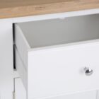 Eastry oak painted medium sideboard
