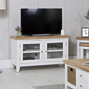 Eastry Oak painted standard TV unit