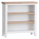 Eastry oak painted small bookcase