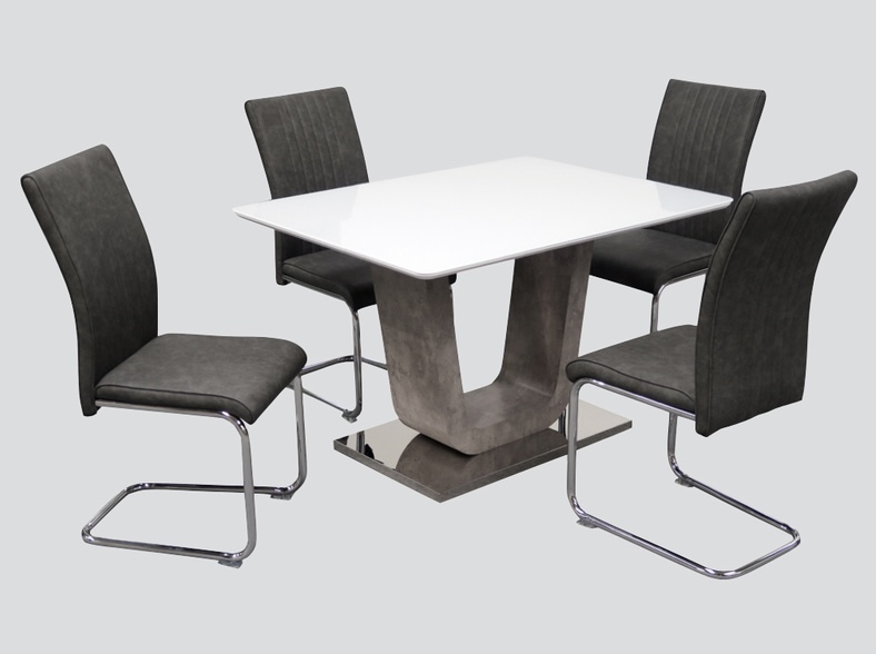 Screenshot Castello 120cm fixed dining table and 4 chairs