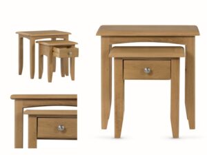 Kilkenny oak nest of 2 tables