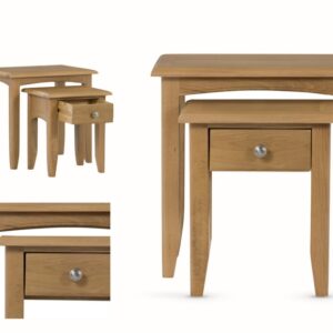 Kilkenny oak nest of 2 tables