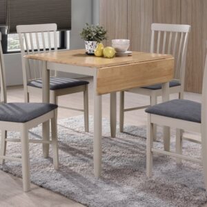 Altona square drop- leaf table and 4 chairs