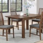 Monterey 120cm extending dining table and 4 chairs