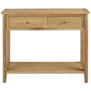 Bristol oak console table