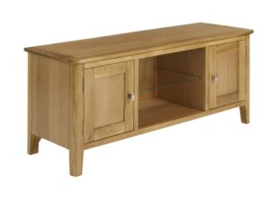 Bristol oak large TV unit