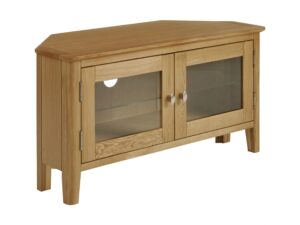 Bristol oak corner TV unit