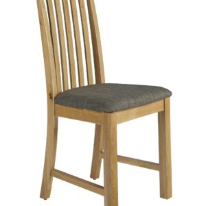 Bristol oak slatted dining chair