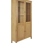 Bristol oak display cabinet