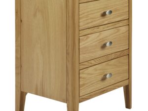 Bristol oak wide bedside