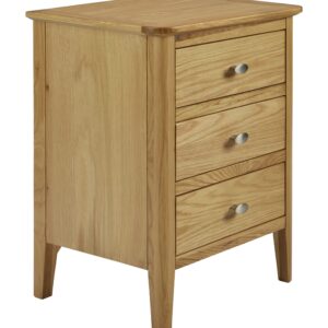 Bristol oak wide bedside