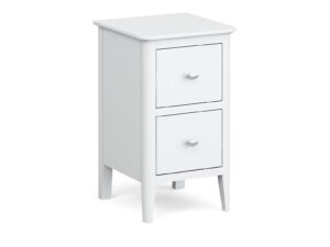 Hampstead 2 drawer narrow bedside
