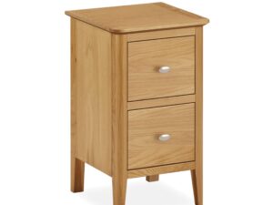 Bristol oak narrow bedside