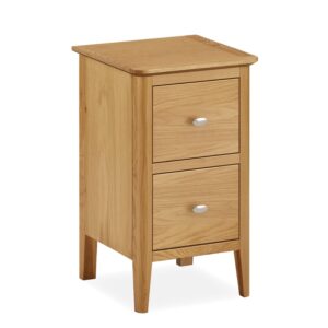 Bristol oak narrow bedside