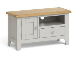 Surrey oak painted small TV unit