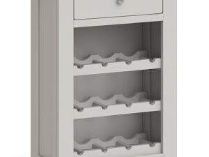 Surrey oak painted wine rack