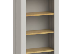 Surrey oak painted slim bookcase