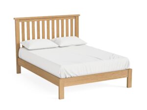 Trinity Petite Oak 4'6 bedframe