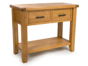 Hampshire oak large console table