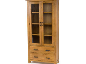 Hampshire oak 2 door glazed unit