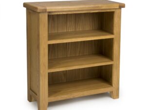 Hampshire oak low bookcase