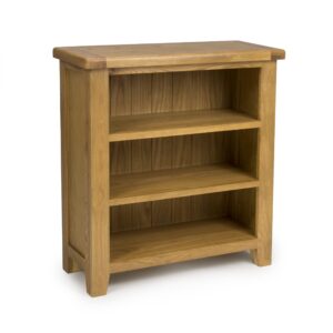 Hampshire oak low bookcase