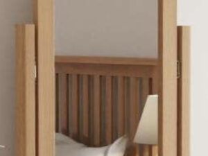 Galaxy oak dressing mirror