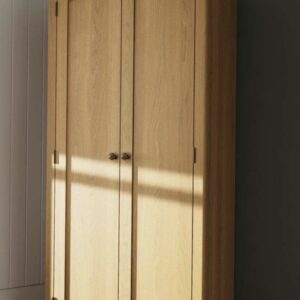 Ramsgate oak full hanging wardrobe