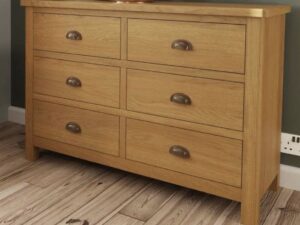 Ramsgate oak 6 drawer chest
