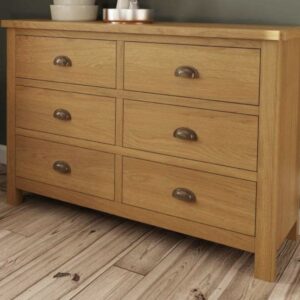 Ramsgate oak 6 drawer chest