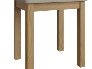 Ramsgate oak dressing table stool
