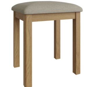 Ramsgate oak dressing table stool