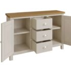 Ramsgate oak painted large sideboard Ramsgate oak painted large sideboard