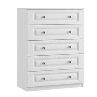 Lazio 5 drawer wide chest
