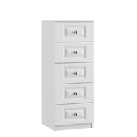 Lazio 5 drawer narrow chest