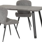 Quebec wave edge dining set