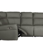 Russo leather electric reclining corner group Russo leather electric reclining corner group
