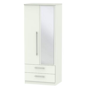 Sherwood 2 door mirrored combi robe