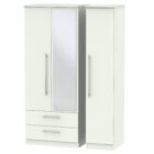 Sherwood 3 door mirrored 2 drawer robe Sherwood 3 door mirrored 2 drawer robe