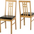 Vienna drop leaf table and two chairs