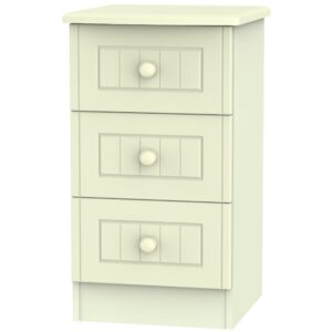 Warwick 3 drawer bedside