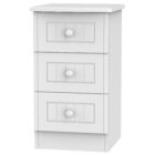 Warwick 3 drawer bedside Warwick 3 drawer bedside