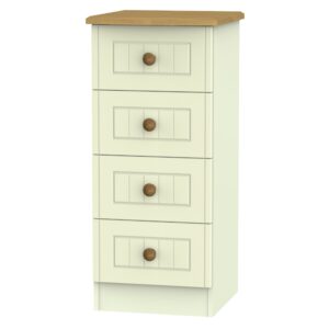 Warwick 4 drawer bedside