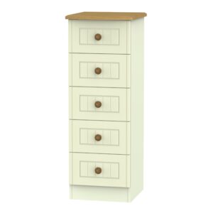 Warwick 5 drawer bedside