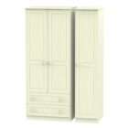 Warwick 3 door wardrobe with drawers